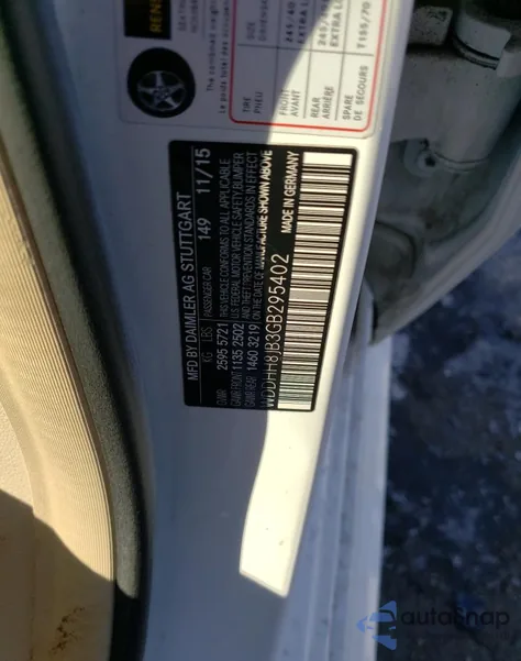 2016 Mercedes-Benz E 350 4Matic Wagon from USA, damaged, VIN WDDHH8JB3GB295402